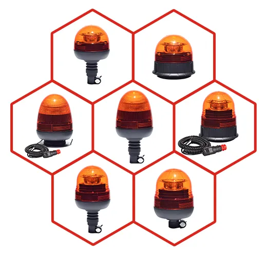 ECE R65 R10 Low Profile LED Beacon