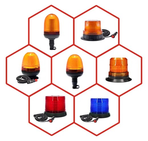 ECE R10 LED Rotating Beacon