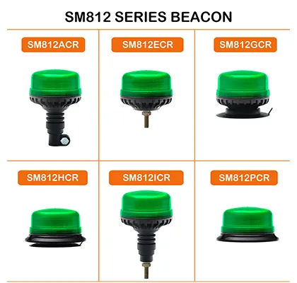 SM812 C Series Green ECE R10 LED Strobe Beacon