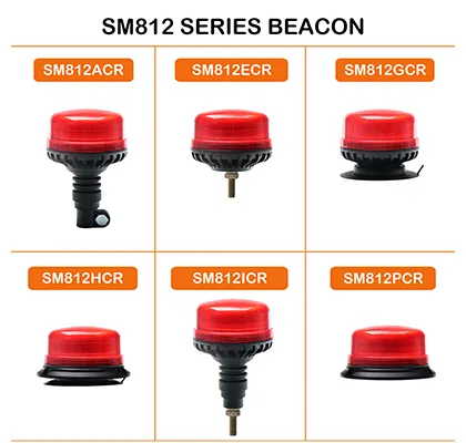 ECE R65 R10 Red LED Strobe Beacons